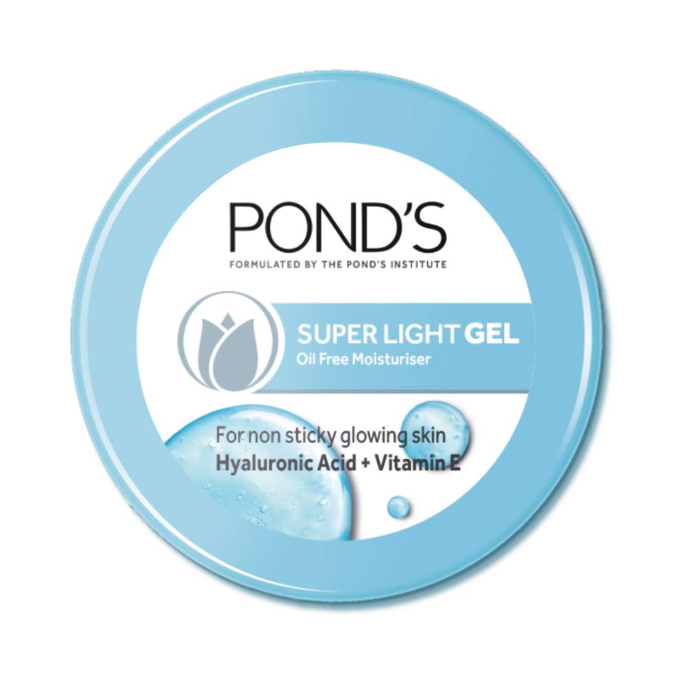 Best Hyaluronic Acid Face Creams in India - Ponds Super Light Gel Moisturizer With Hyaluronic Acid