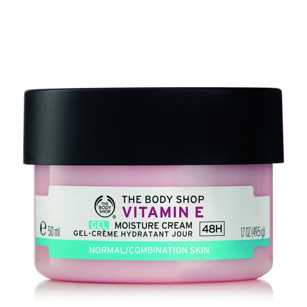 Best Hyaluronic Acid Moisturizers in India - The body shop vitamin E Moisturizer
