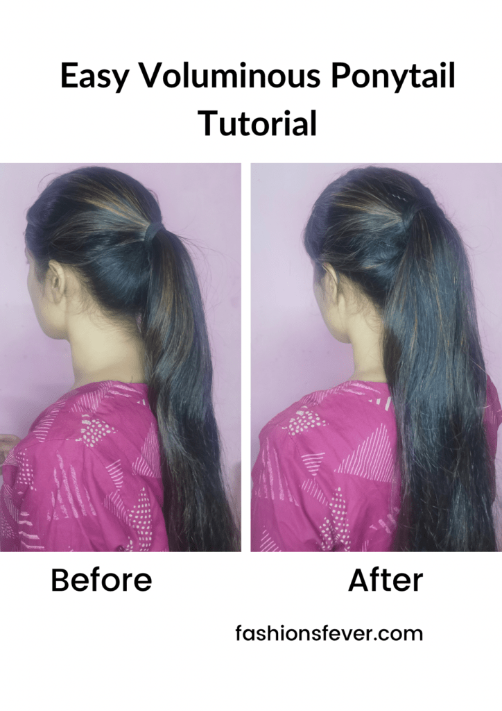 How To Make A Voluminous Ponytail