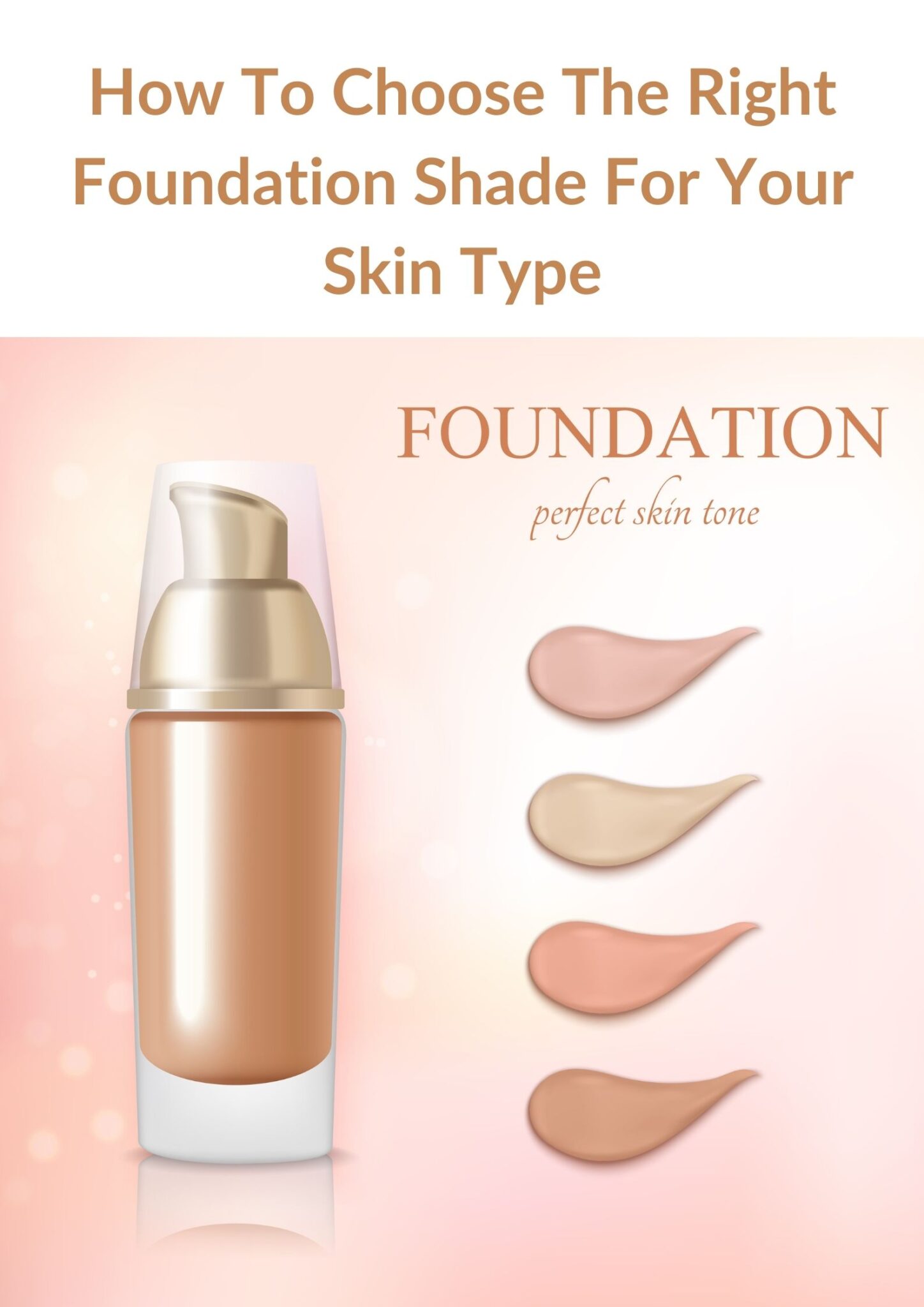 How To Choose The Right Foundation Shade For Your Skin Type  Fashion's