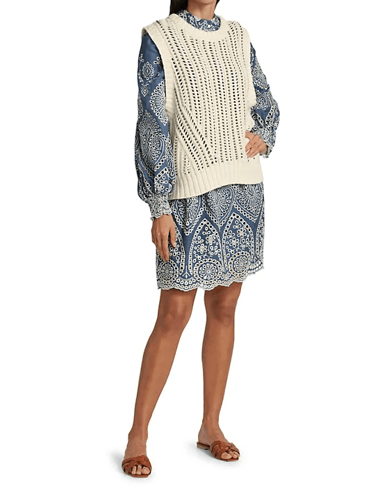 sweater vest in cute fall outfits for women