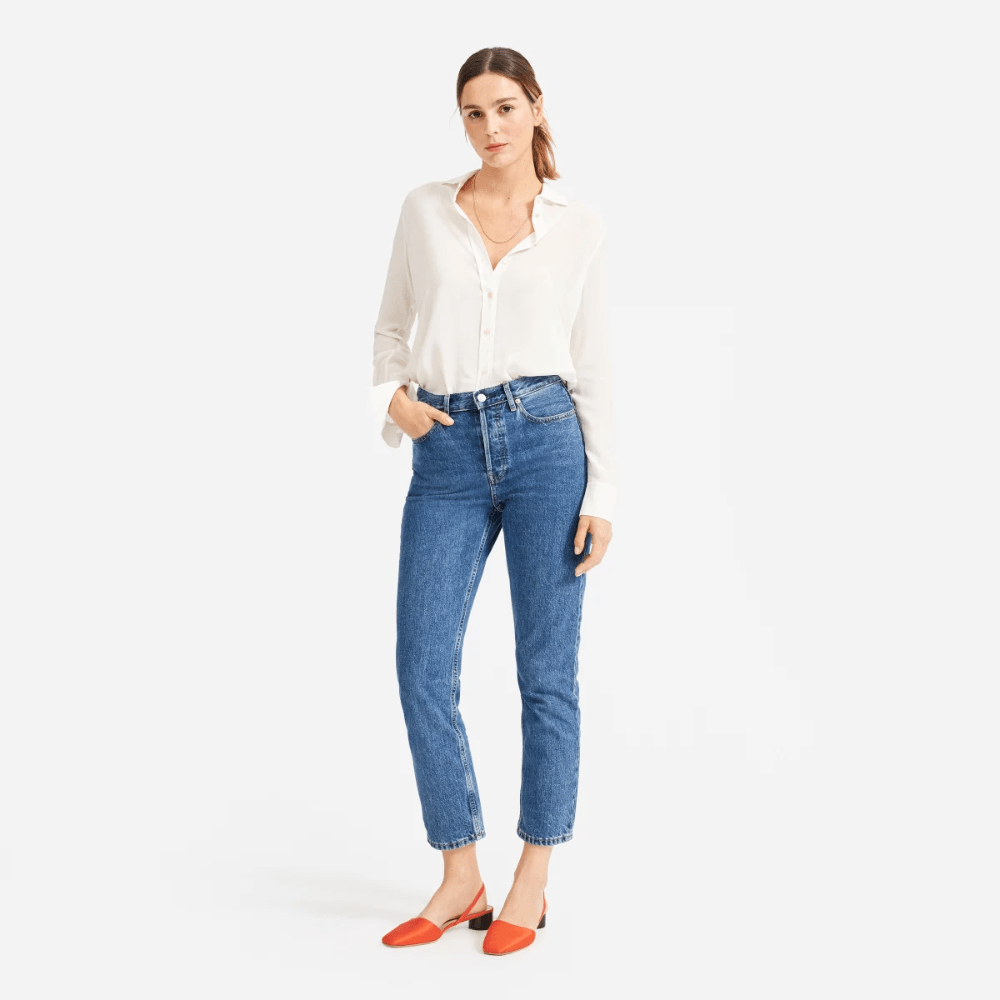 button-down shirt in cute fall outfits for women