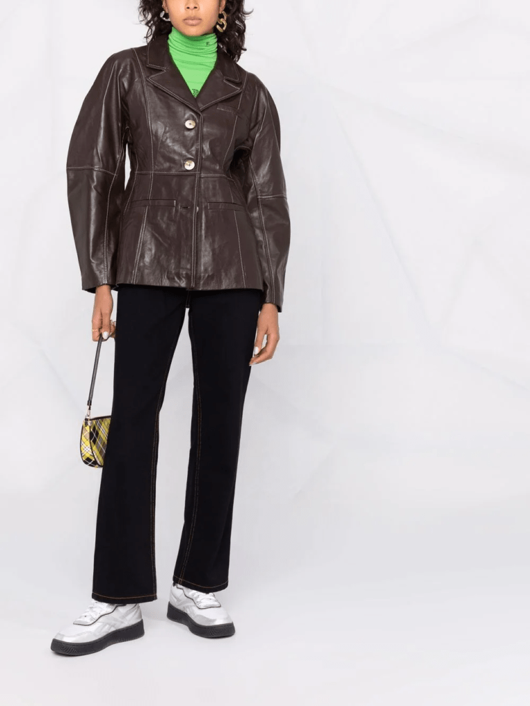 wardrobe basics checklist - leather jacket