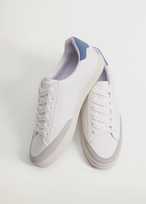 white sneakers