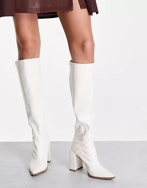white knee-high boots in best knee-high boots