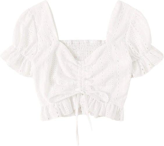 white blouse