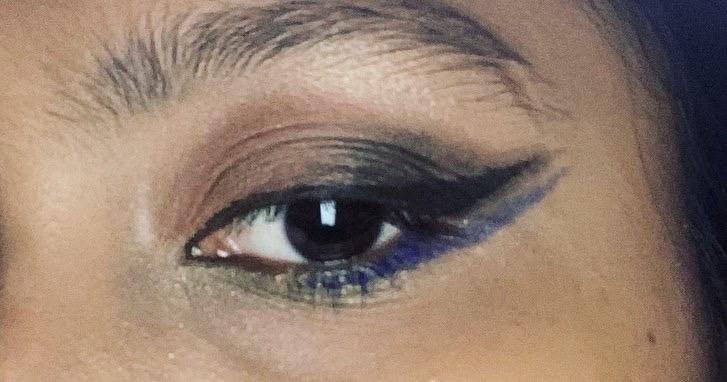 colored eyeliner in different types of eyeliner styles
