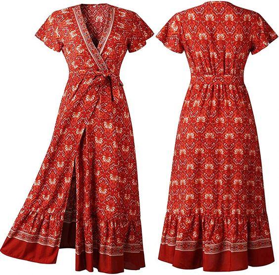 boho maxi dress