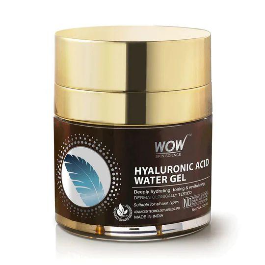 wow skin science water gel in best moisturizers for dry skin in india