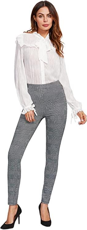plaid leggings in leggings outfits ideas