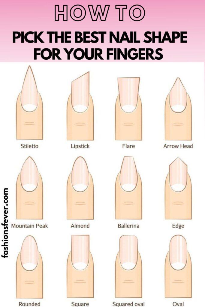 How To Pick The Best Nail Shape For Your Fingers