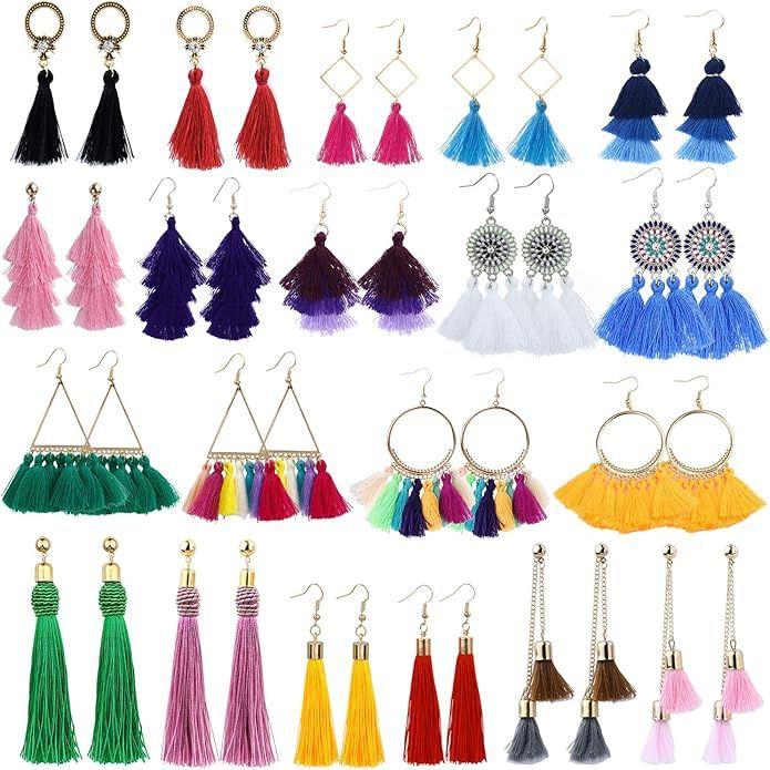 boho fringe earrings set - Top Affordable Gifts for Fashion Lovers Under $50