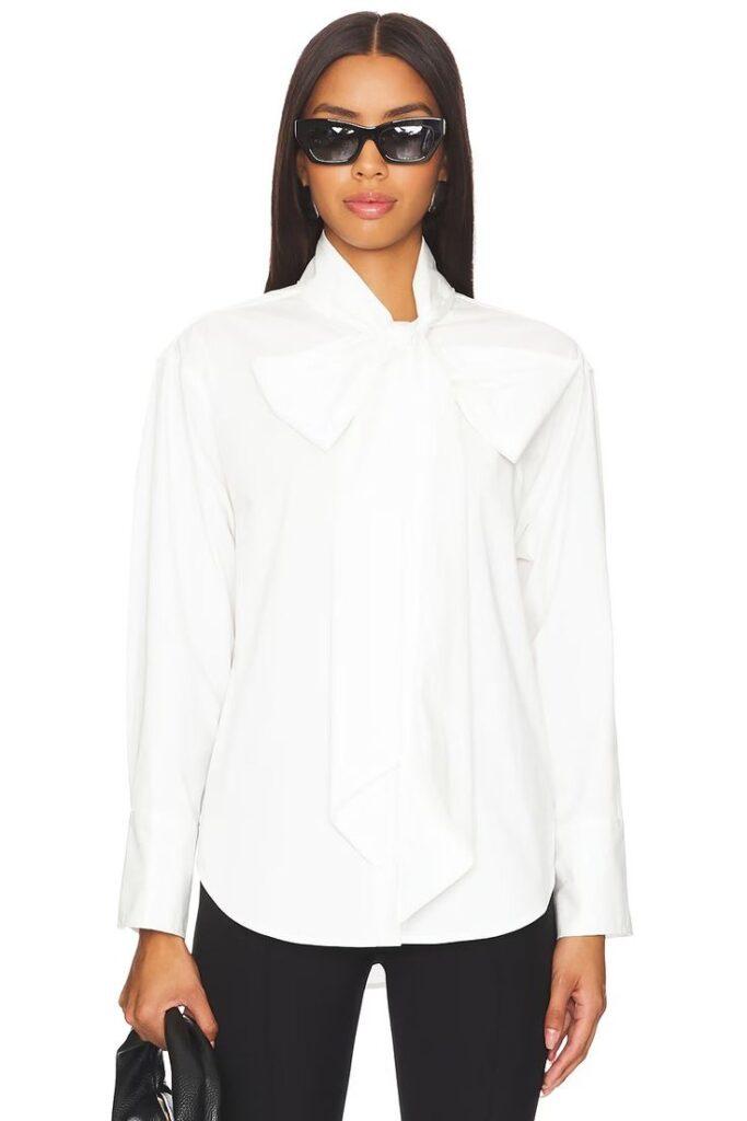bow blouse - spring summer 2025 fashion trends