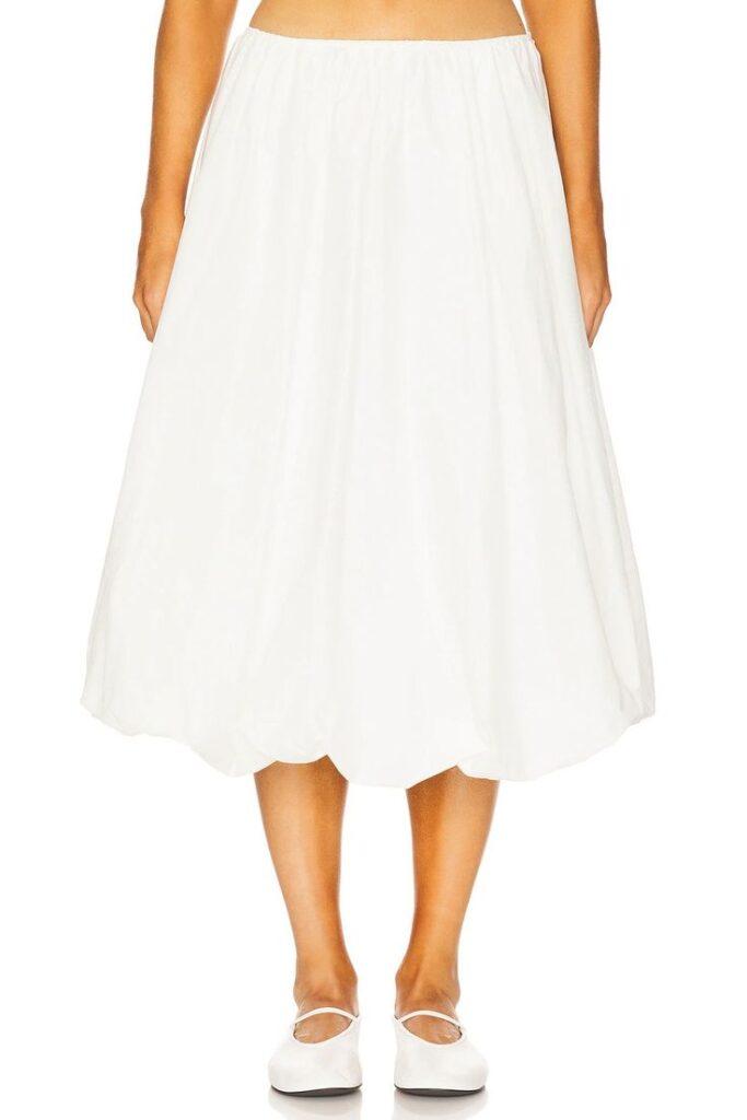 bubble hem skirt - spring summer 2025 fashion trends