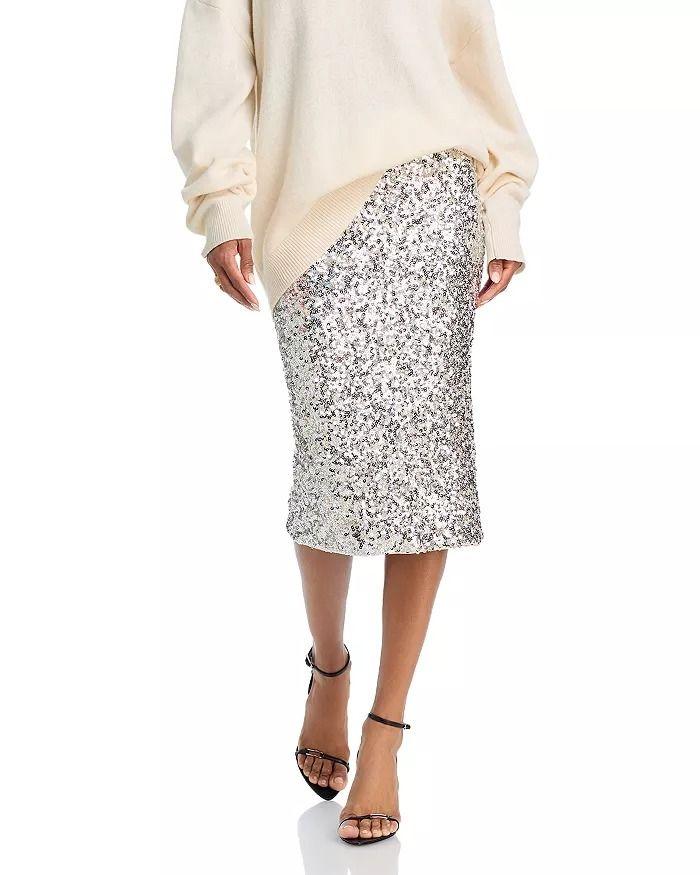 metallic skirt - spring summer 2025 fashion trends