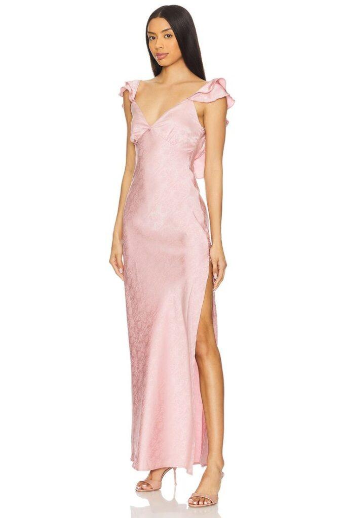pastel pink dress - spring summer 2025 fashion trends