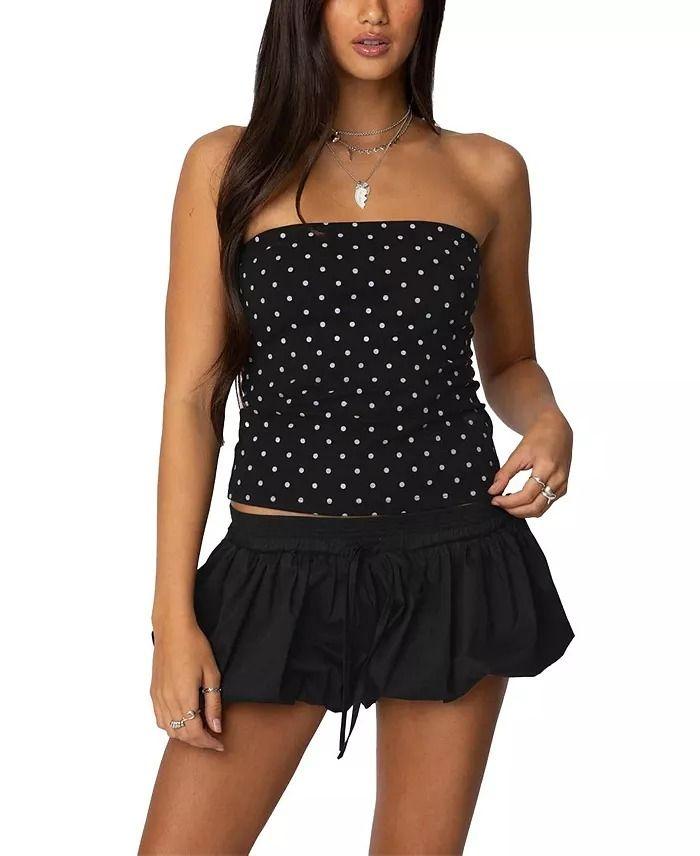 polka dot tube top - spring summer 2025 fashion trends
