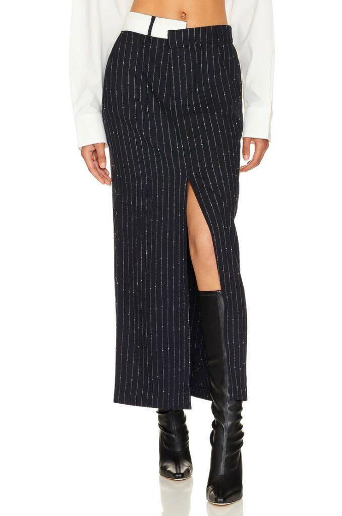 stripe skirt - spring summer 2025 fashion trends