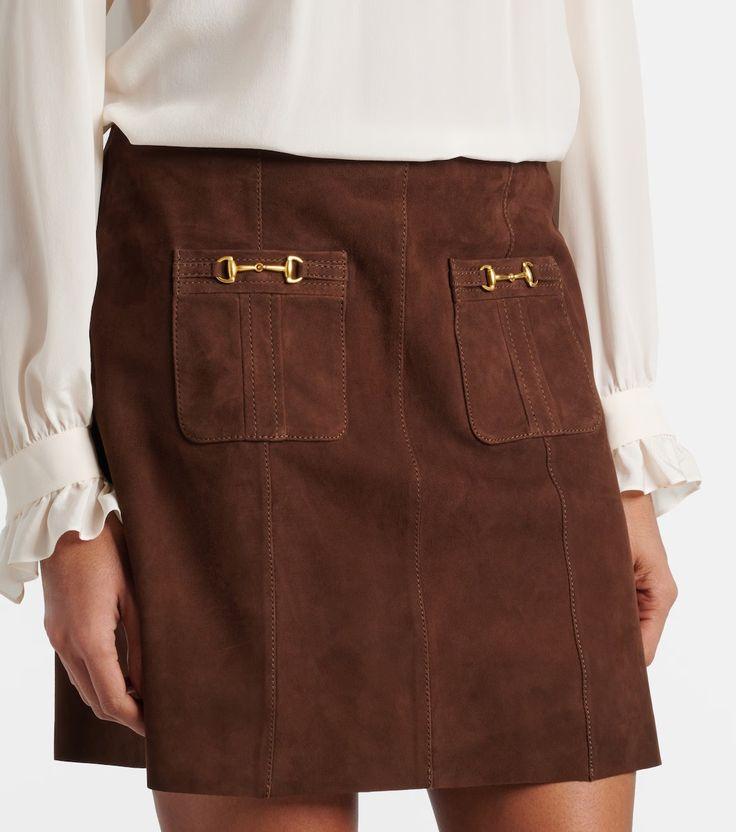 suede skirt - spring summer 2025 fashion trends