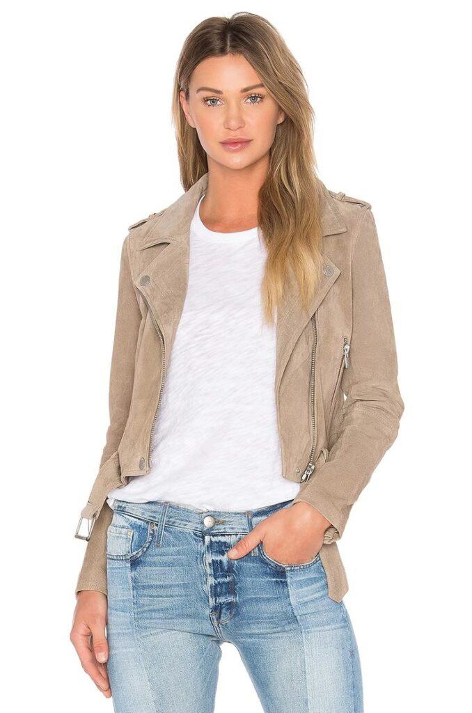 suede moto jacket - spring summer 2025 fashion trends